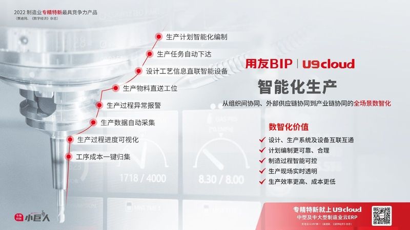 賦能“中國(guó)智造”，用友U9 cloud智能工廠(chǎng)建設(shè)